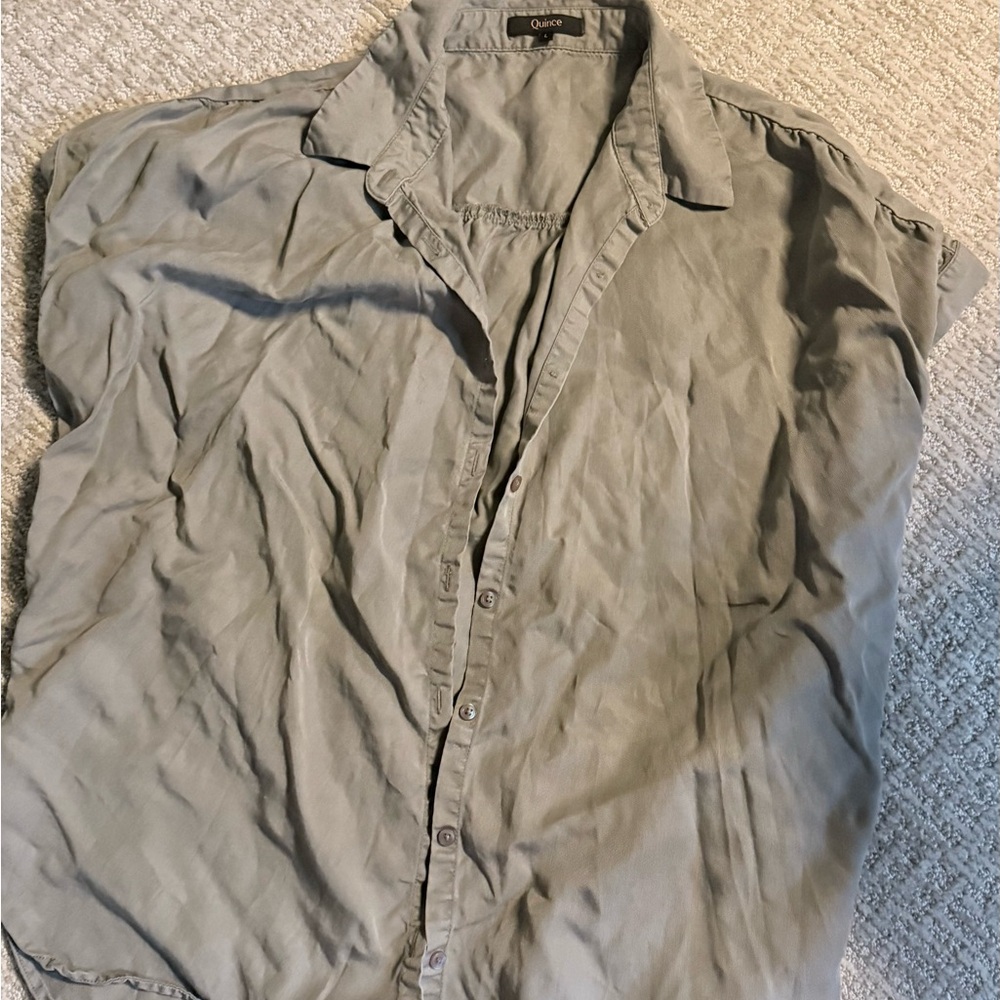 Quince Light Gray Shirt